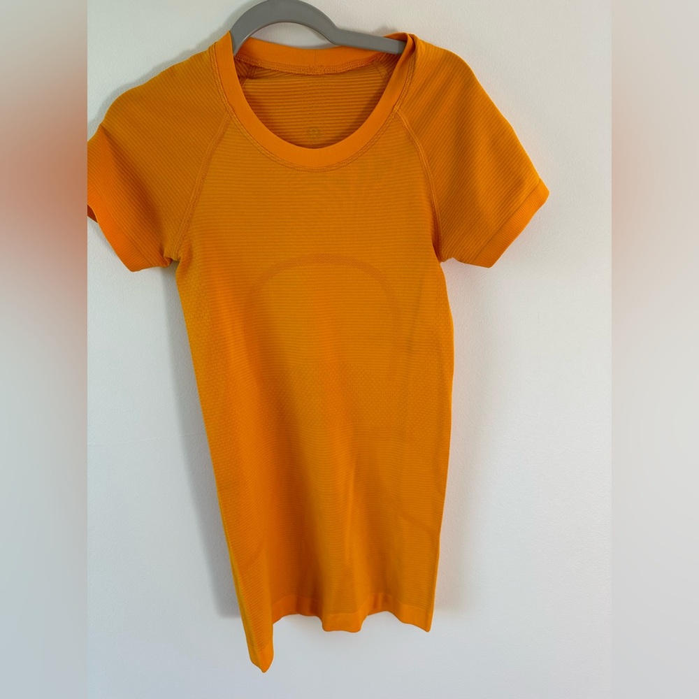 Lululemon Neon Orange Swiftly Tech